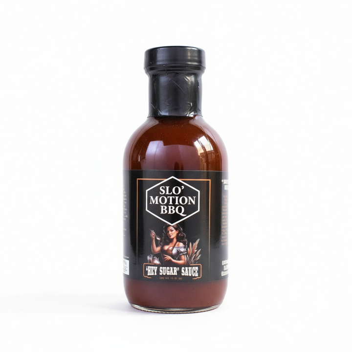 Hey Sugar BBQ Sauce bottle - sweet Wisconsin barbecue sauce